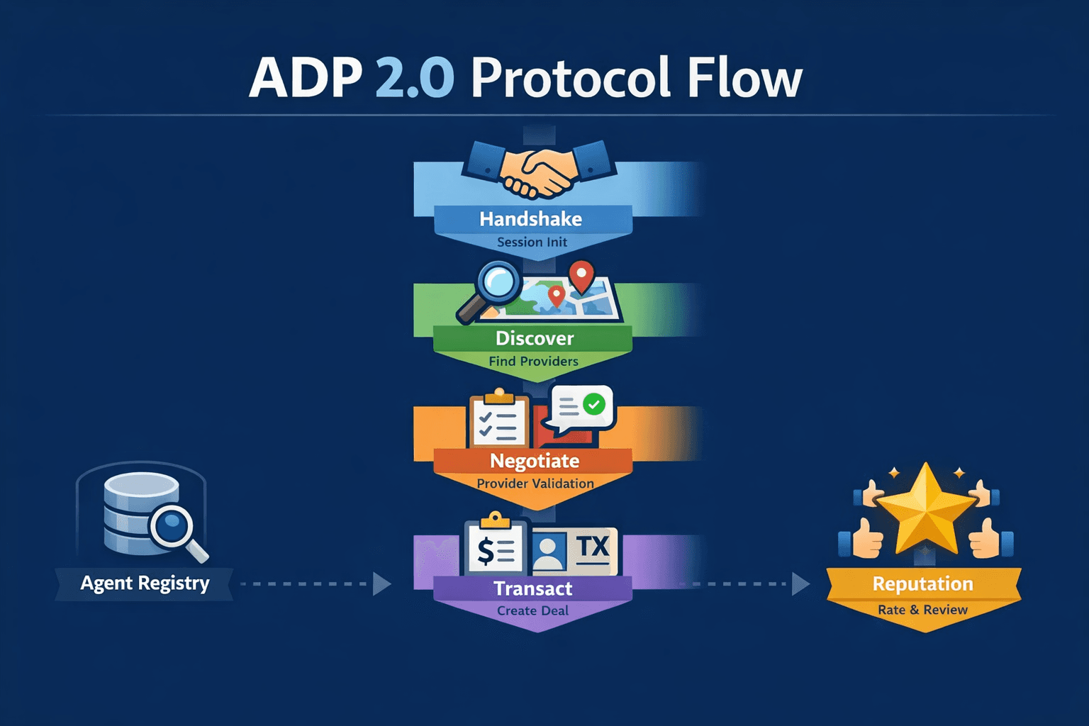 ADP protocol flow